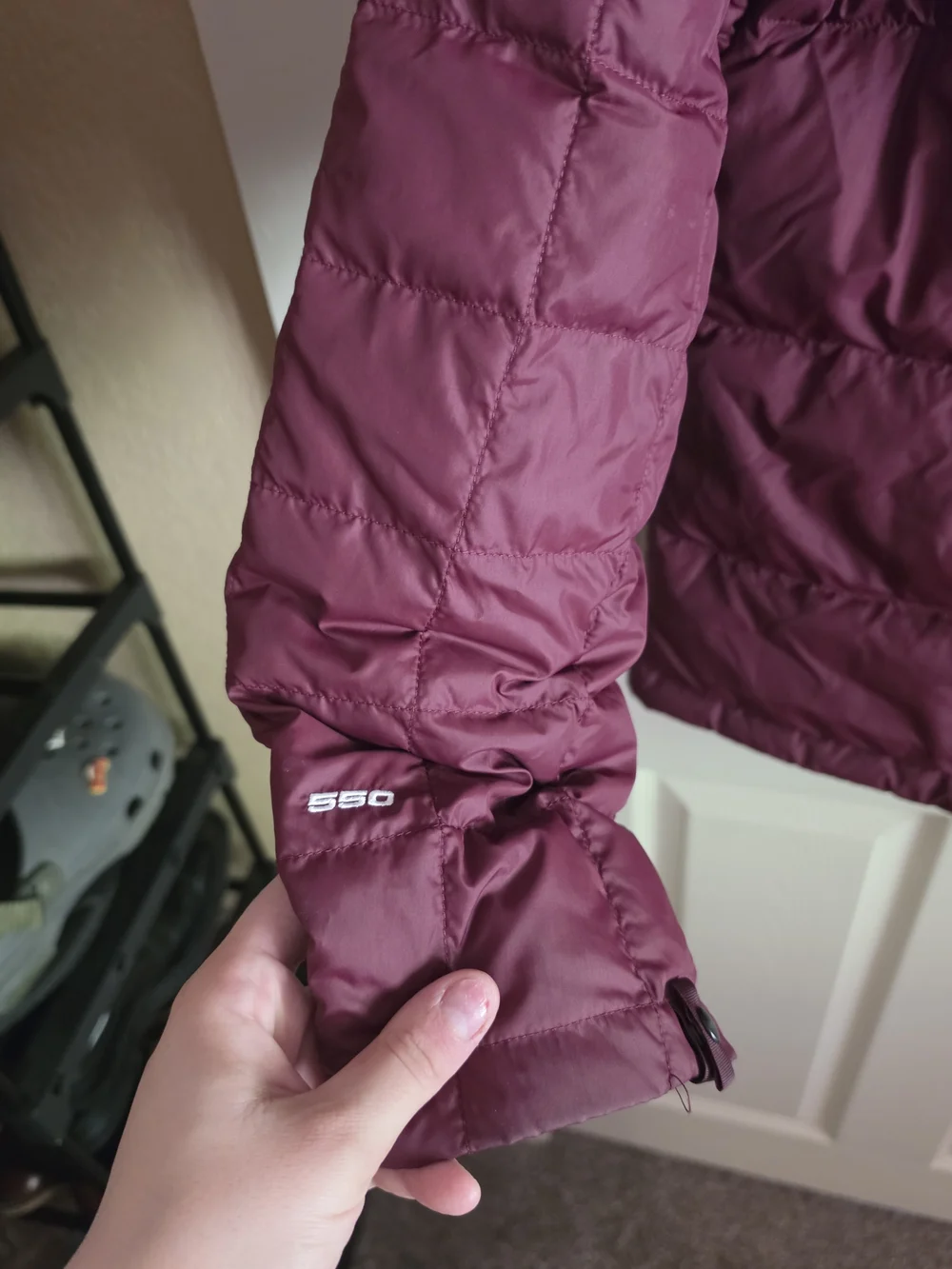 The North Face Men's Insulated Burgundy Puffer Jacket
